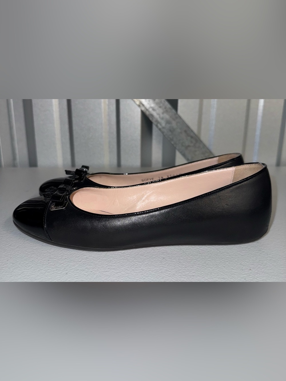 Bally Sofye Leather Ballerinas Flats Size 7.5